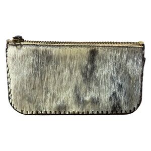 Vintage seal skin wallet. Handmade. Antique (?)